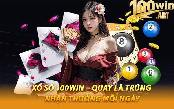 Xổ Số 100WIN – Quay Là Trúng, Nhận Thưởng Mỗi Ngày